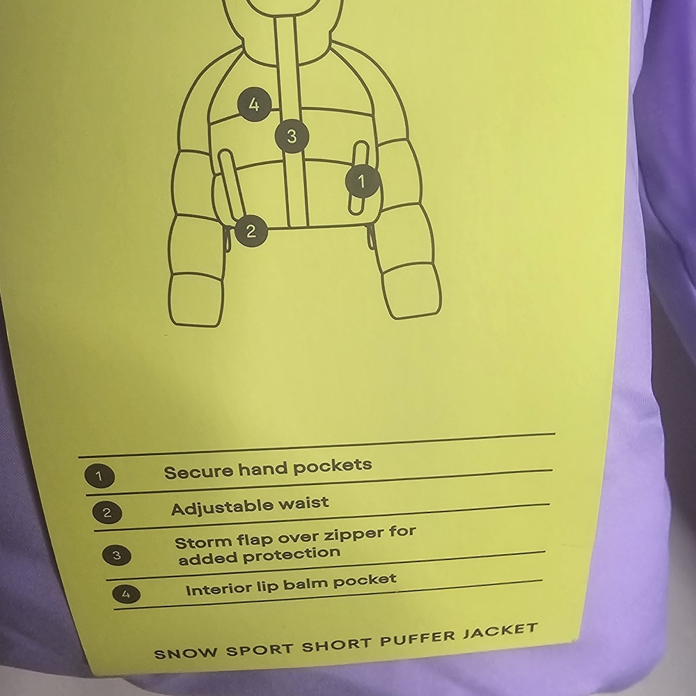 All in Motion Lavender Puffer Jacket - Picture 3 of 5